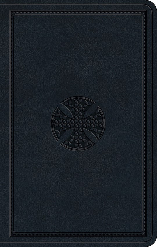 Esv Premium Gift Bible*-Navy Mosaic Cross Design Trutone