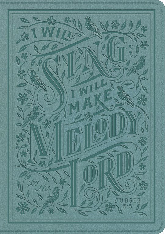 ESV Single Column Journaling Bible/Large Print-Paris Sky Judges 5:3 Design TruTone