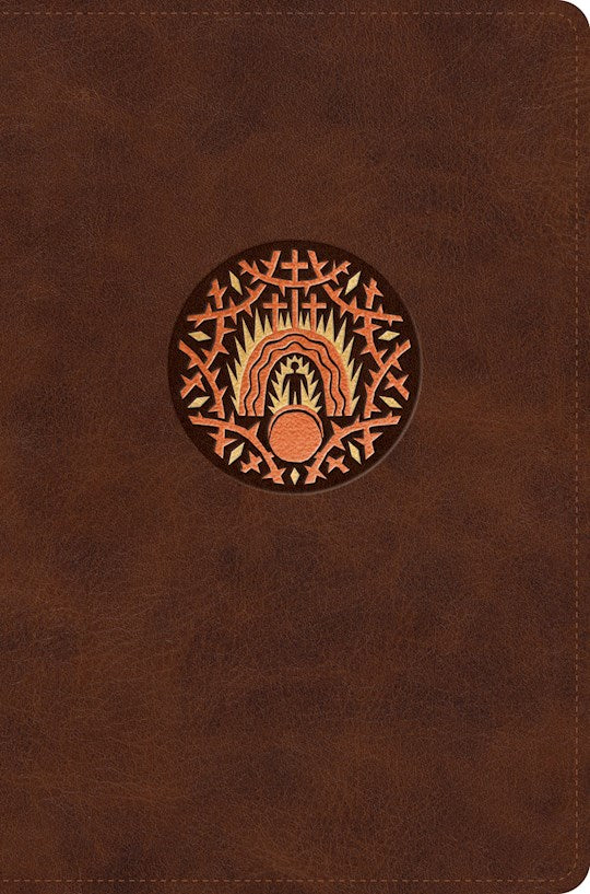ESV The Biggest Story Holy Bible For Kids-Brown Living Hope Design TruTone Indexed
