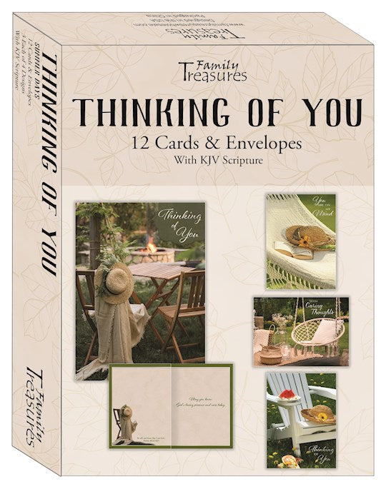 Boxed Card-Thinking Of You-Summer Days (Box Of 12)