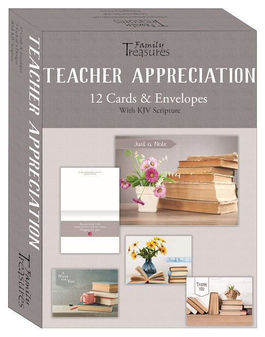 Boxed Card-Teacher Appreciation (Box Of 12)