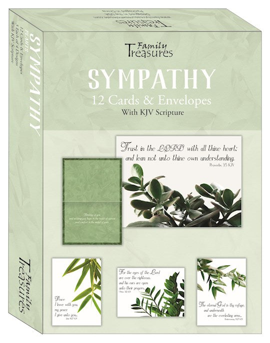 Boxed Card-Sympathy-Plants (Box Of 12)