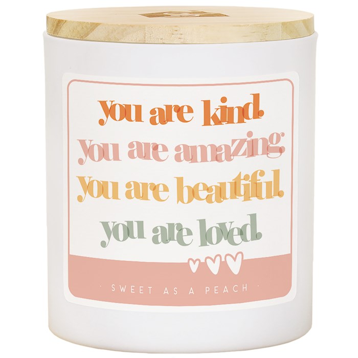 Candle-Kind Amazing-Sweet As A Peach Scent (11 Oz - 2 Wick)