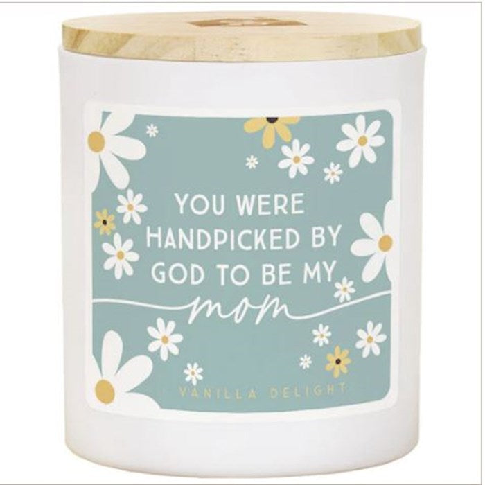 Candle-Handpicked By God-Vanilla Delight Scent (11 Oz - 2 Wick)