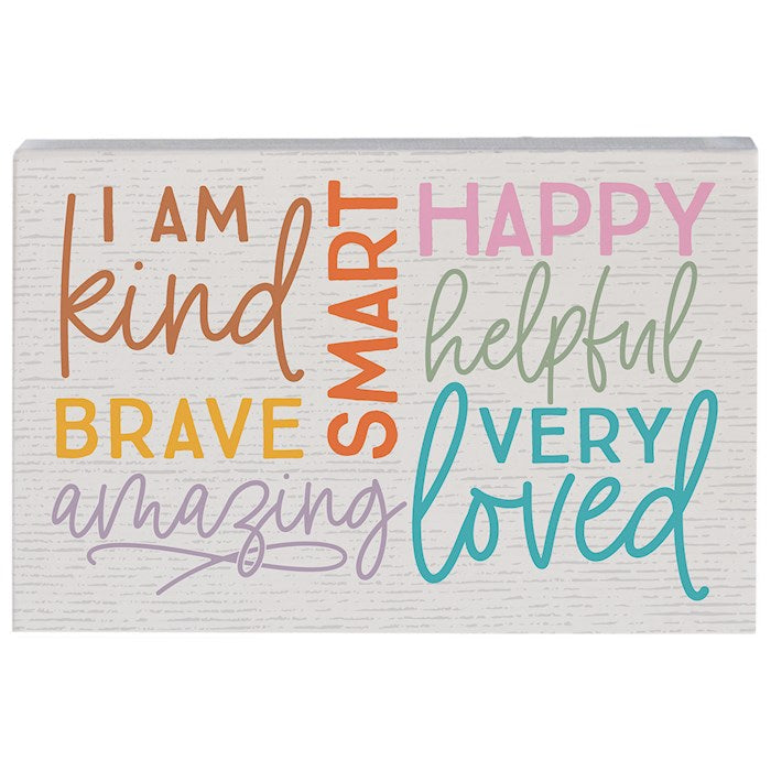 Small Talk Rectangle-Kind Smart Happy (5.25" x 3.5")