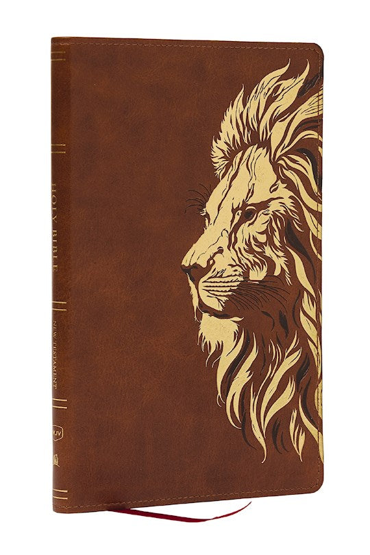 KJV Personal Size New Testament (Comfort Print)-Tan Leathersoft