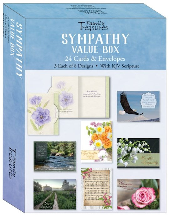 Boxed Card-Sympathy-Assorted (Box Of 24)