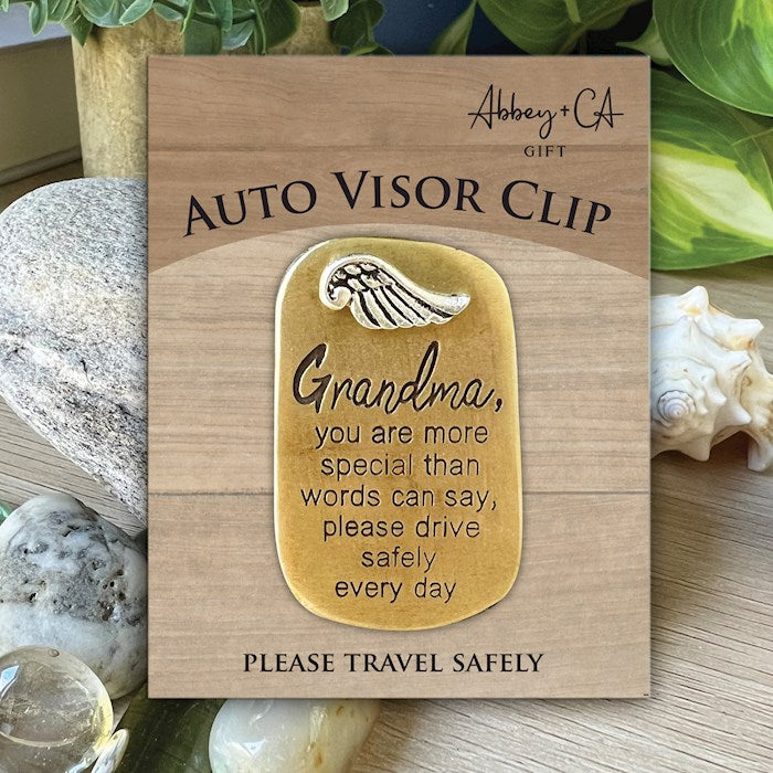 Visor Clip-Grandma/You Are More Special Than Words Can Say (Carded)