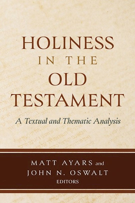 Holiness In The Old Testament