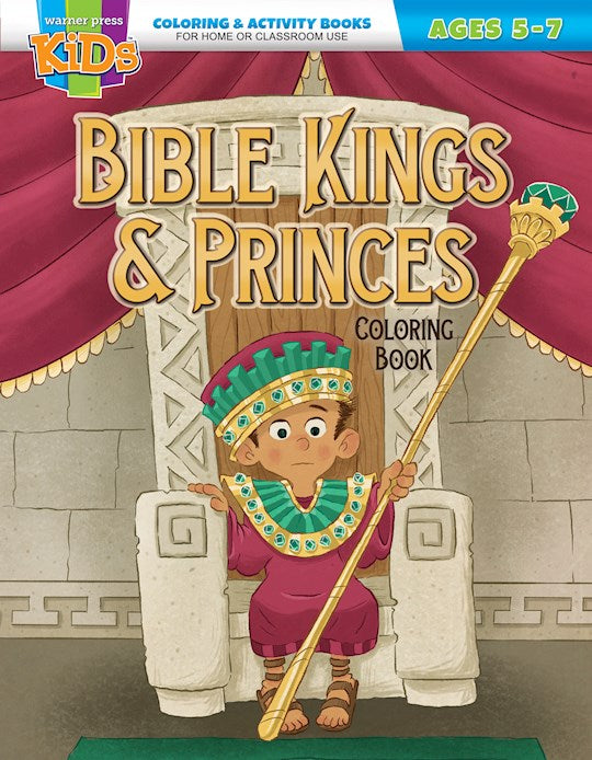 Bible Kings And Princes Coloring &amp; Activity Book (Ages 5-7)