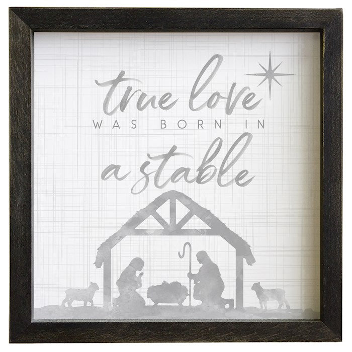 Rustic Frame-True Love (10" x 10")