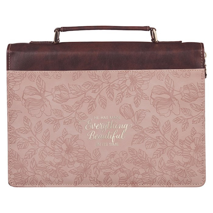 Bible Cover-Everything Beautiful-Blush-Med
