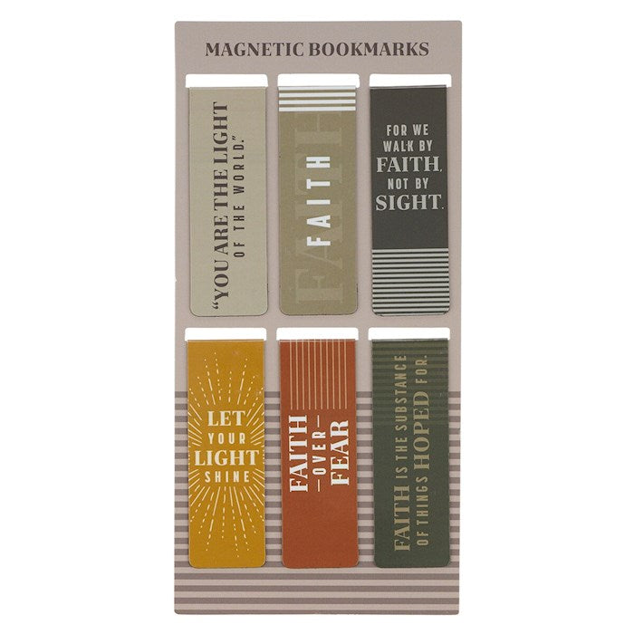 Bookmark Set-Magnetic-Faith Over Fear