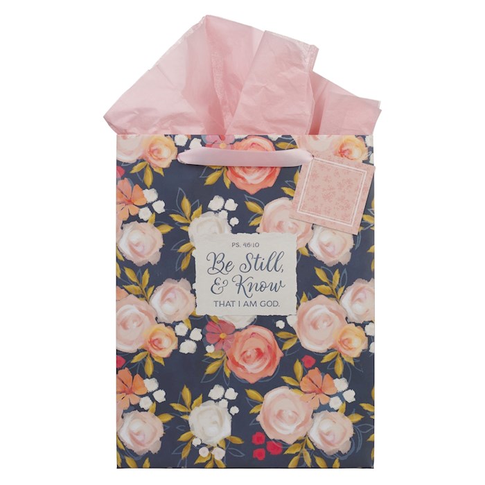 Gift Bag-Large-Be Still &amp; Know