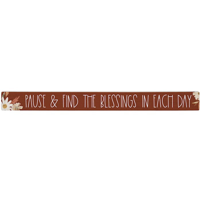 Talking Stick-Pause Find Blessings (16" x 1.5")