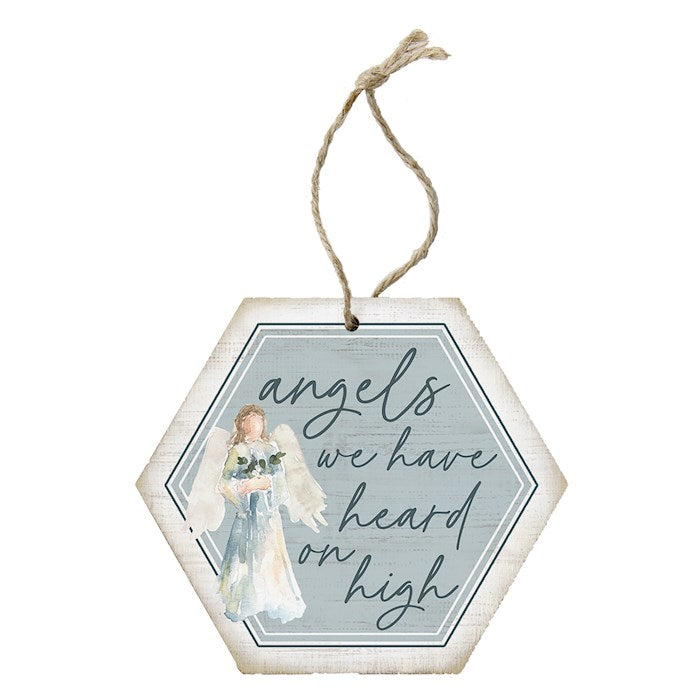 Honeycomb Ornament-Angels We Have Heard (4.5&quot; x 6.875&quot;)