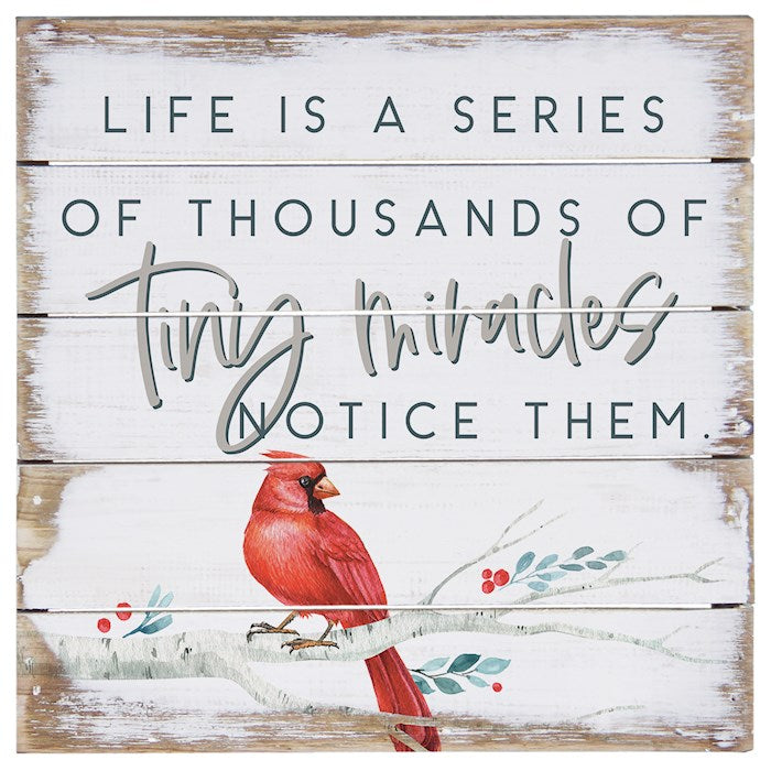 Petite Pallet-Tiny Miracles Cardinal (8&quot; x 8&quot;)