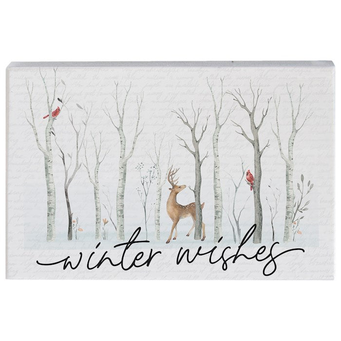 Small Talk Rectangle-Winter Wishes (5.25" x 3.5")