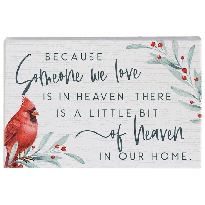 Small Talk Rectangle-Someone We Love Cardinal (5.25" x 3.5")