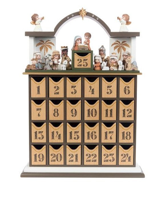 Countdown To Christmas Nativity Advent Calendar w/Storybook (27 Pieces)