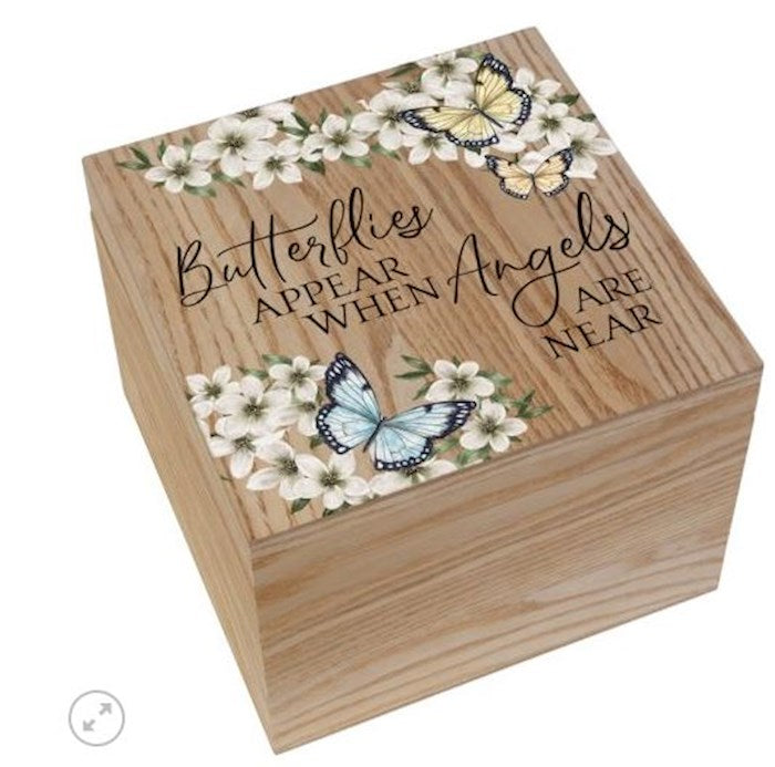 Butterfly Memorial Box-(6"H x 8"W x8"D)