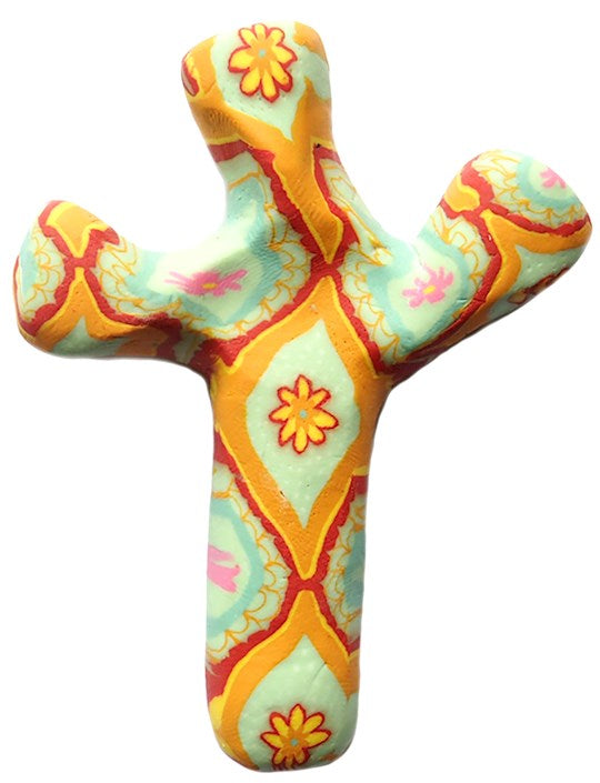 Cross-Pocket-Comforting Clay-Boho (3&quot; H)