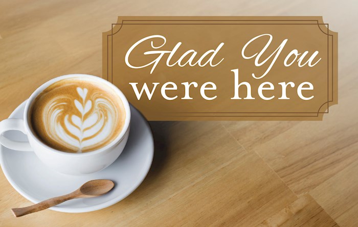 Postcard-Glad You Were Here (Pack Of 25)