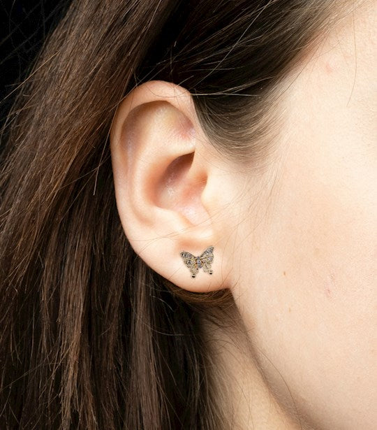 Earrings-Eden Merry-Butterfly-Gold