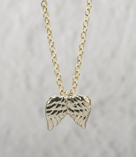 Necklace-Eden Merry-Guardian Angel-Gold