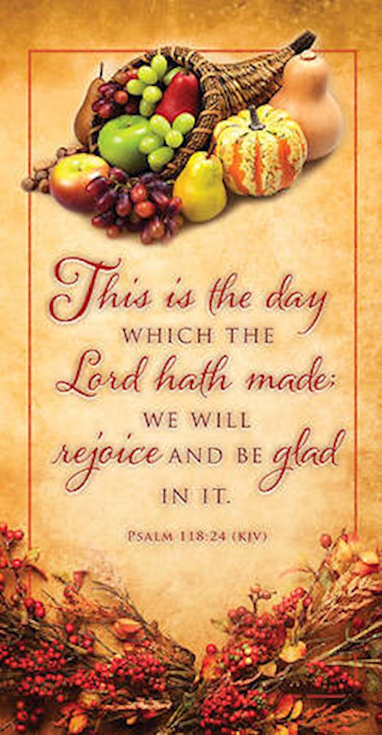 Offering Envelope-This Is The Day Which The Lord Has Made (Psalm 118:24 KJV) (Pack Of 100)(out of print)