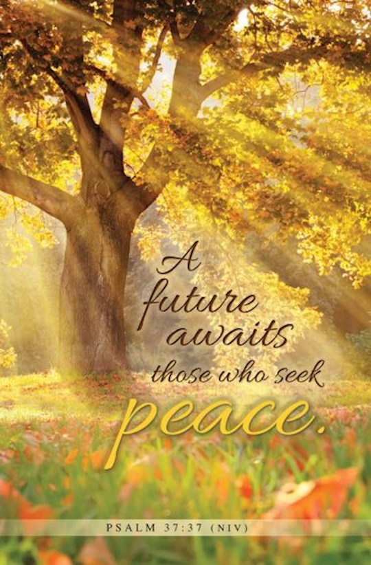 Bulletin-A Future Awaits Those Who Seek Peace (Psalm 37:37 NIV) (Pack Of 100)