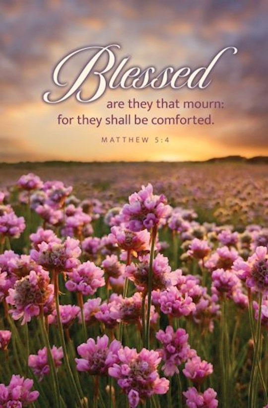 Bulletin-Blessed Are They That Mourn (Pack Of 100)