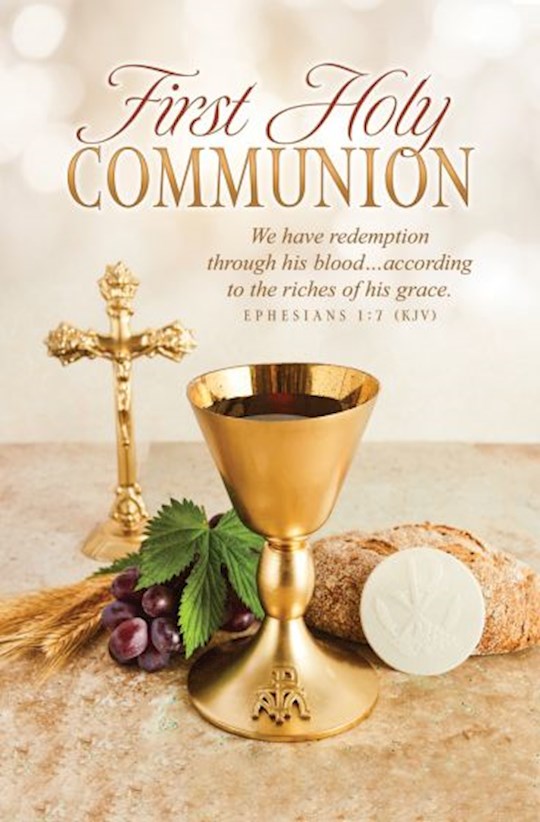 Bulletin-First Holy Communion/We Have Redemption (Pack Of 100)