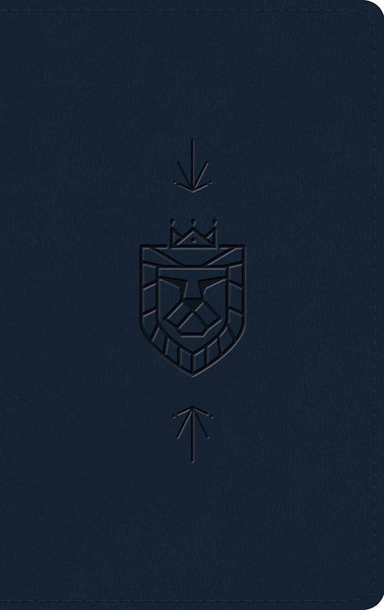 ESV Holy Bible For Kids-Dark Blue Lion of Judah Design TruTone