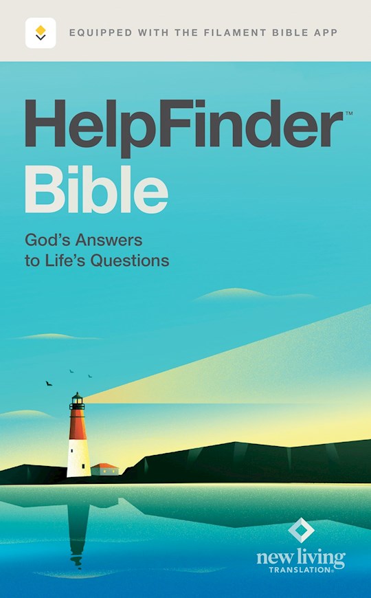 NLT HelpFinder Bible Filament Enabled-Hardcover