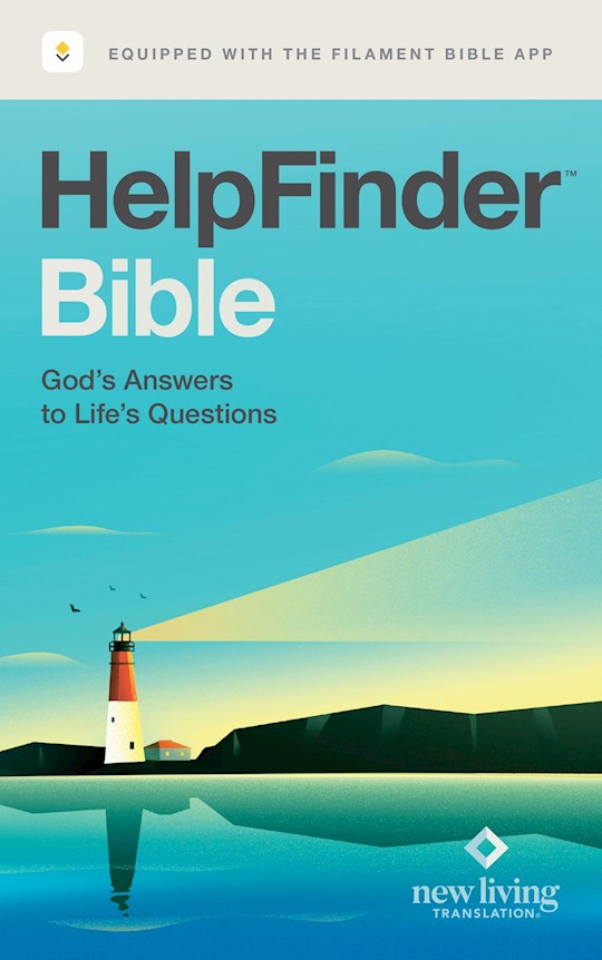 NLT HelpFinder Bible Filament Enabled-Softcover