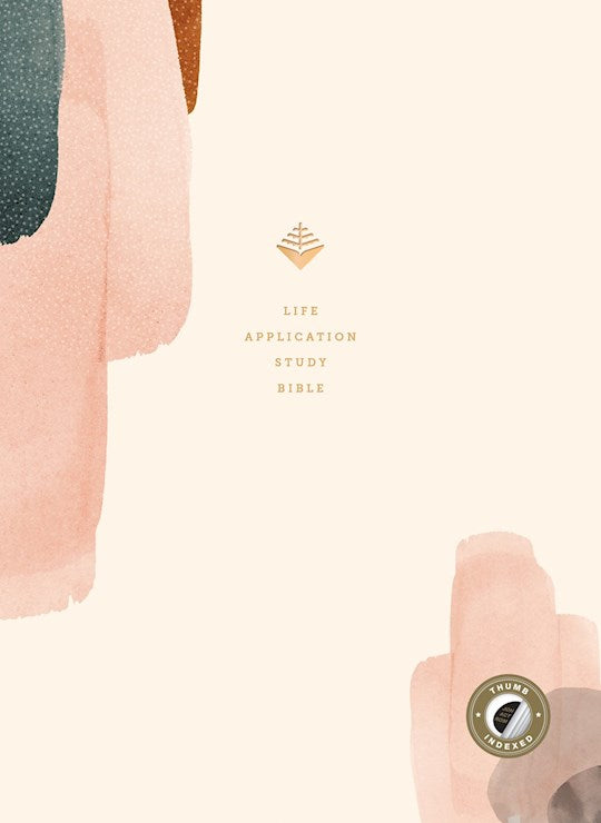 NLT Life Application Study Bible (Third Edition) (RL)-Soft Pink Hardcover Indexed