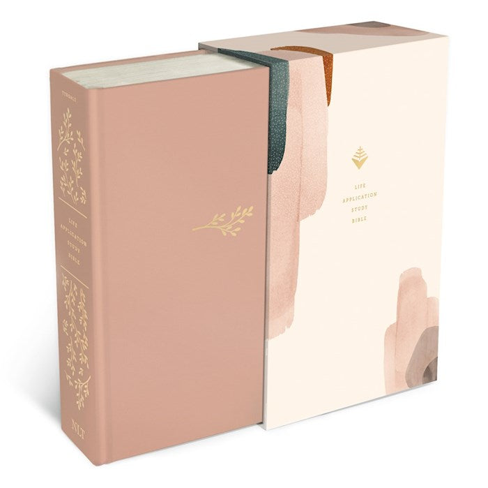 NLT Life Application Study Bible (Third Edition) (RL)-Soft Pink Hardcover