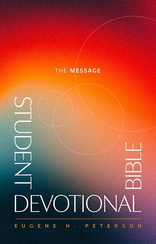 The Message Student Devotional Bible-Hardcover