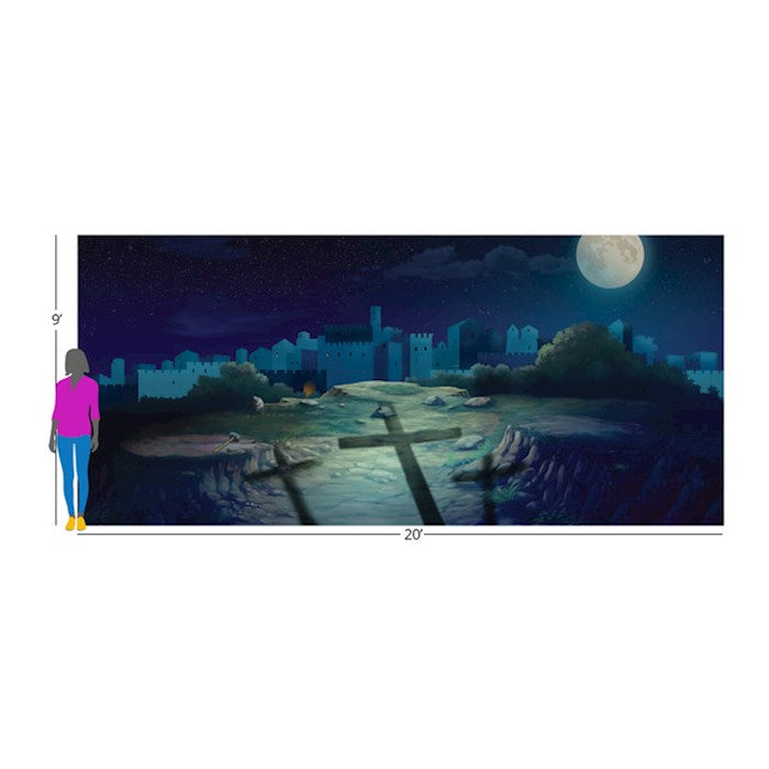Team Family Year 2: Easter/At The Cross Insta-Theme Fabric Backdrop (20&