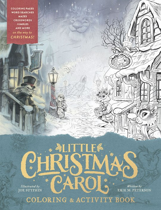 Little Christmas Carol Coloring &amp; Activity Book
