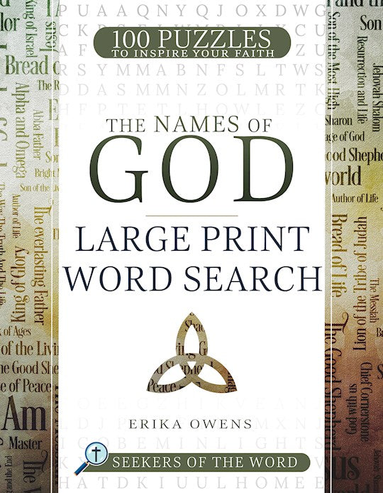 Names of God Large Print Word Search