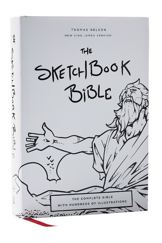 NKJV The Sketchbook Bible (Comfort Print)-Hardcover