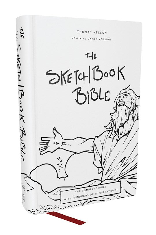NKJV The Sketchbook Bible (Comfort Print)-Hardcover