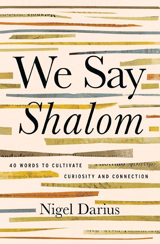 We Say Shalom