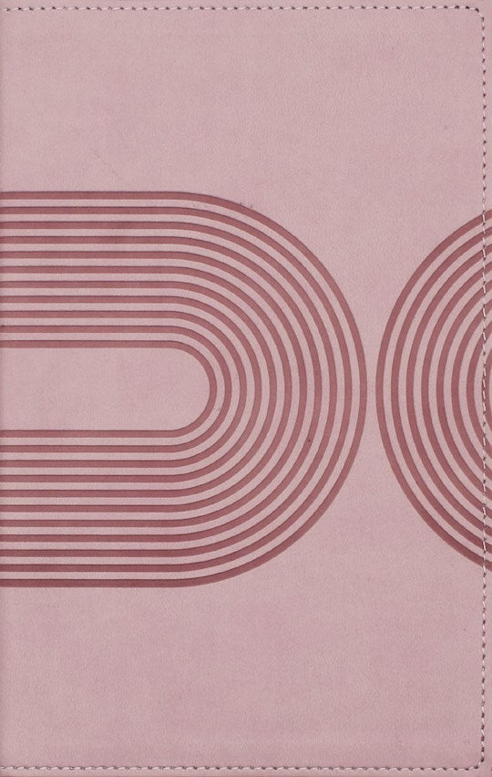 NIV Read. Think. Live. 365-Day Devotional Bible (Comfort Print)-Pink Leathersoft