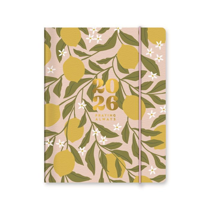 Calendar-Praying Always (Harvest Edition) - 2026 17-Month Bible Memory PlanneCaler