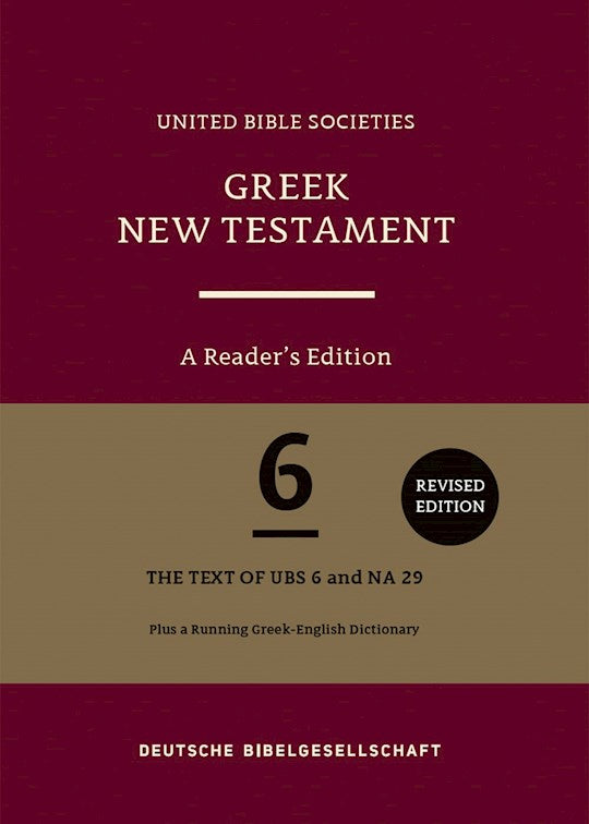 Greek New Testament (UBS6): A Reader&