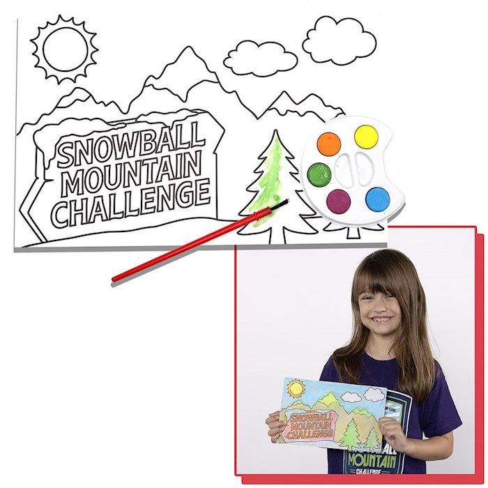 VBS-Snowball Mountain Challenge: Craft-Watercolor Mountain Scene Paint Kit (Pack Of 12) (2026)