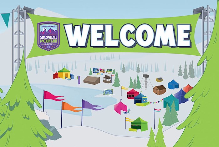VBS-Snowball Mountain Challenge: Decorating Mural (3 Panels To Tile 6&
